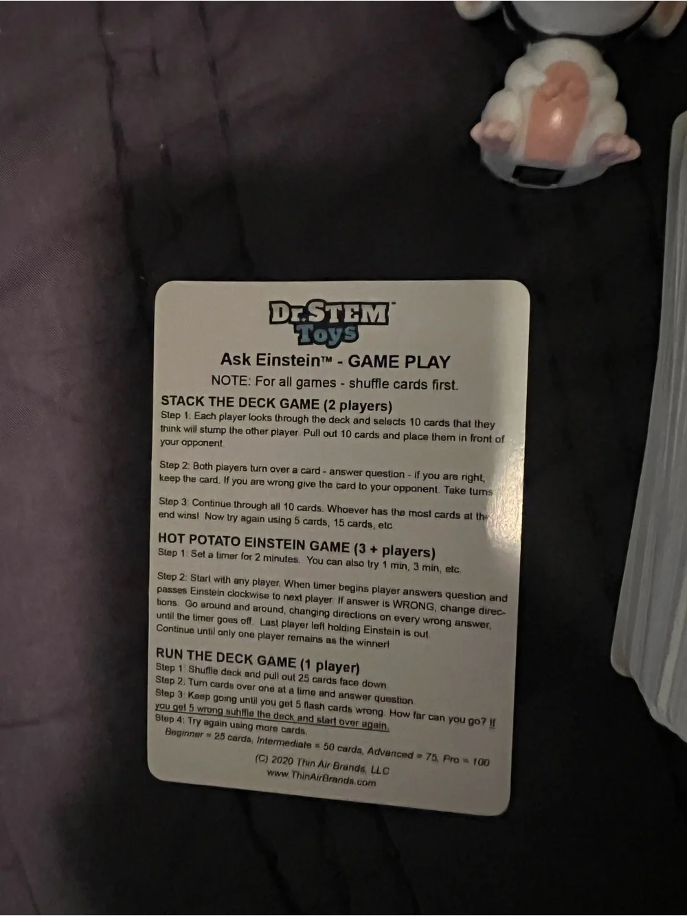 STEM Ask Einstein Learning Game
